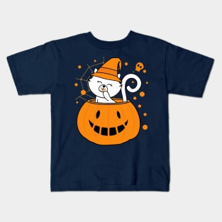 Catoween,Happy catoween Kids T-Shirt